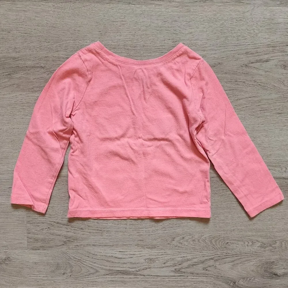 The Children's Place Girl's Long Sleeve Pullover Cupcake Graphic Tee Size 2T